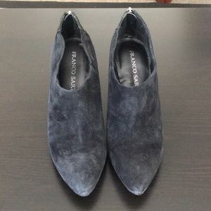 Franco Sarto black suede booties!